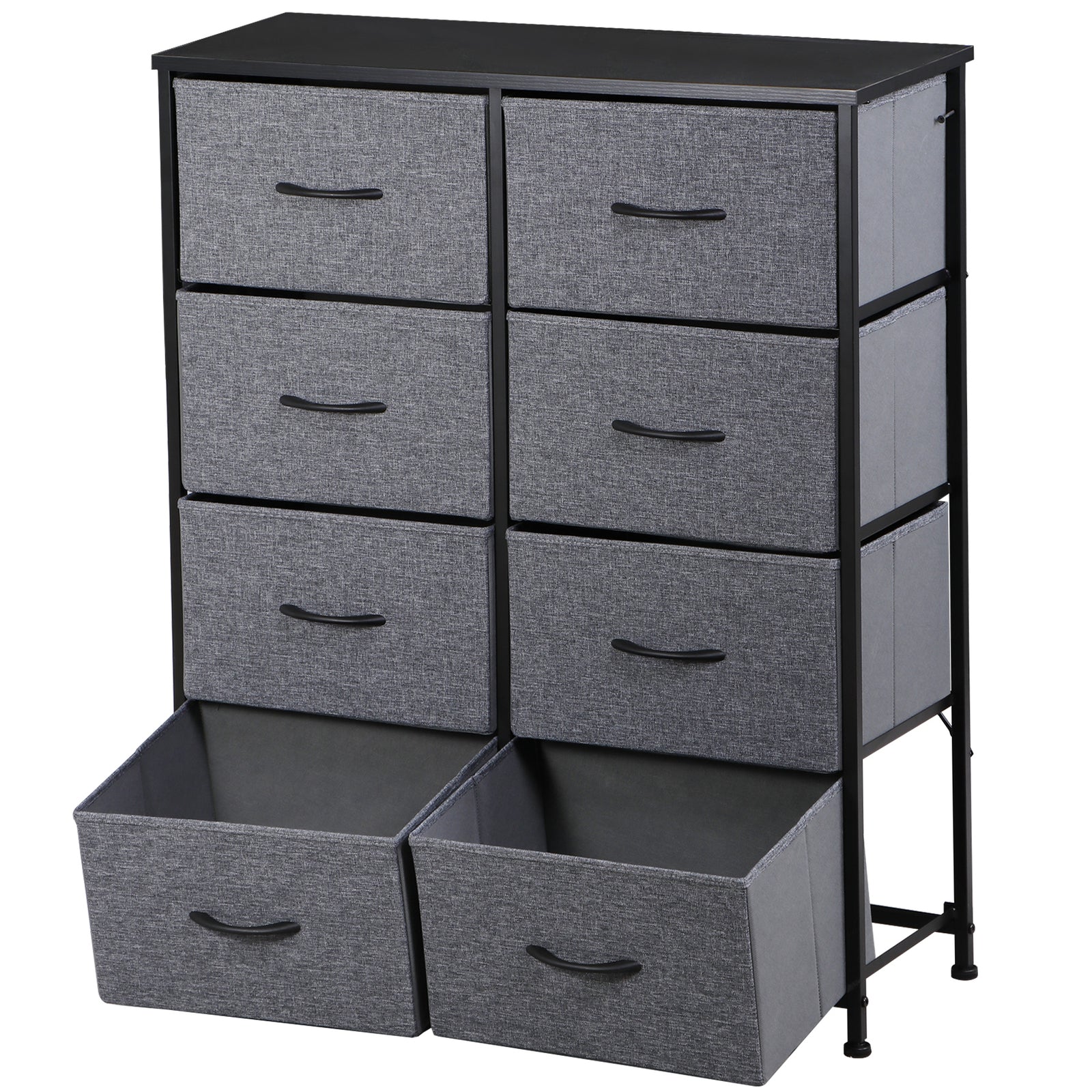Dressers for Bedroom Wide Fabric 6/8/9 Drawer Double Dresser Storage Chest Tower