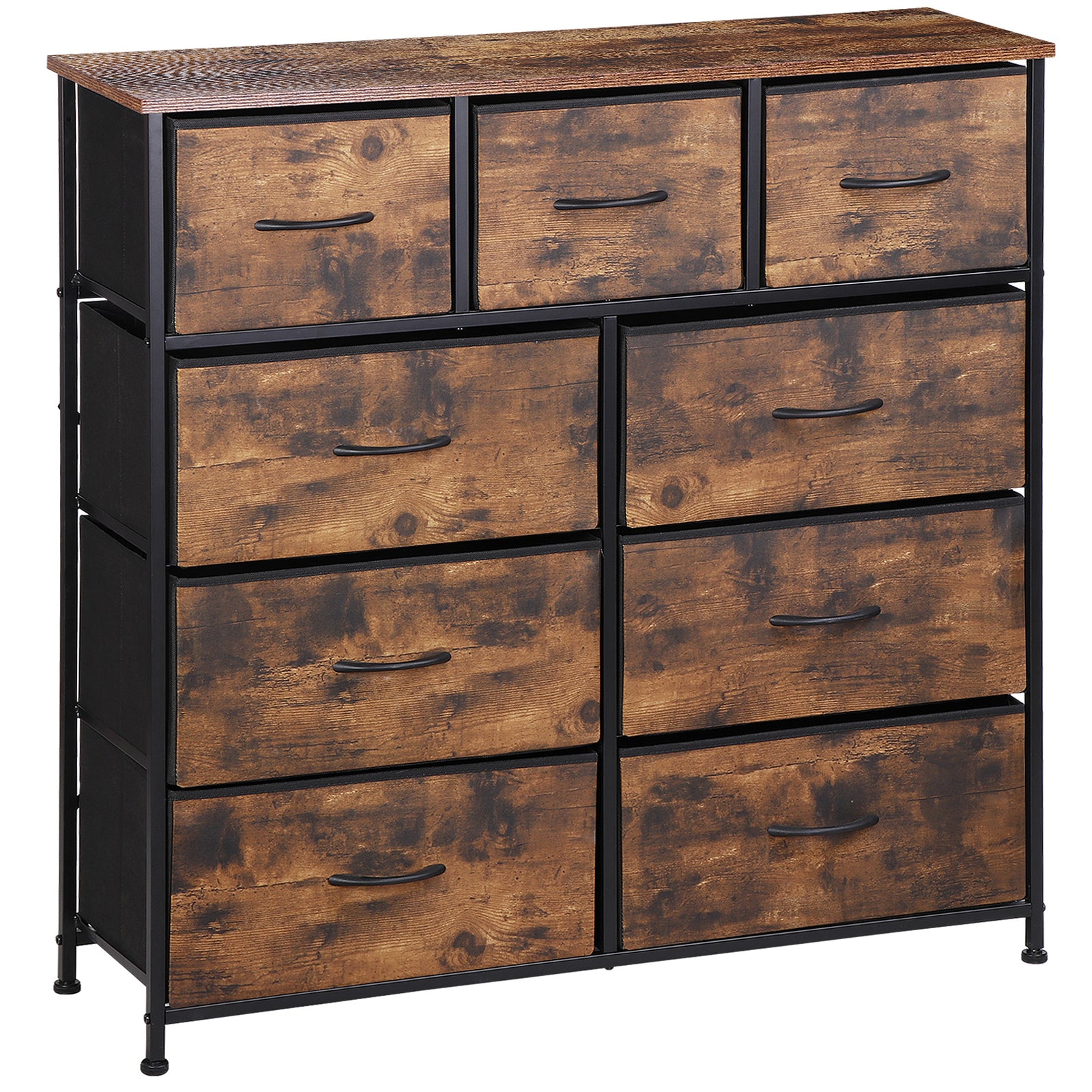 Dressers for Bedroom Wide Fabric 6/8/9 Drawer Double Dresser Storage Chest Tower