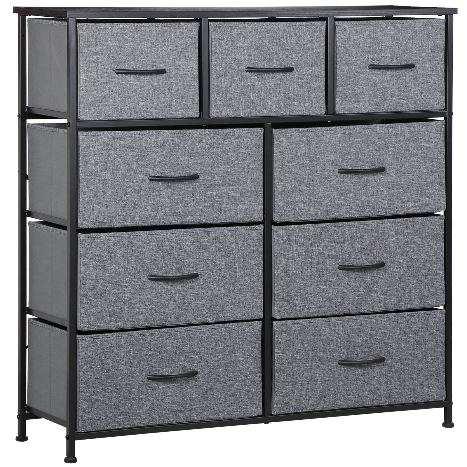 Dressers for Bedroom Wide Fabric 6/8/9 Drawer Double Dresser Storage Chest Tower