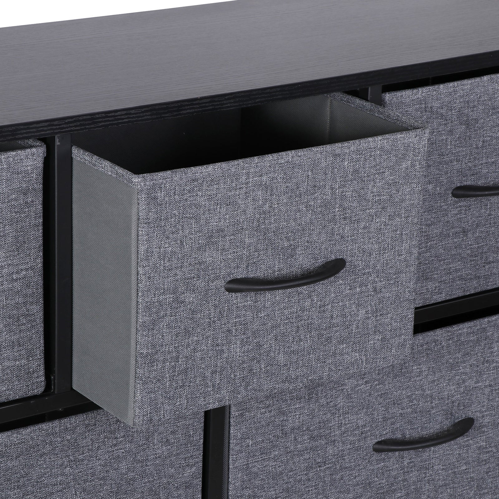 Dressers for Bedroom Wide Fabric 6/8/9 Drawer Double Dresser Storage Chest Tower
