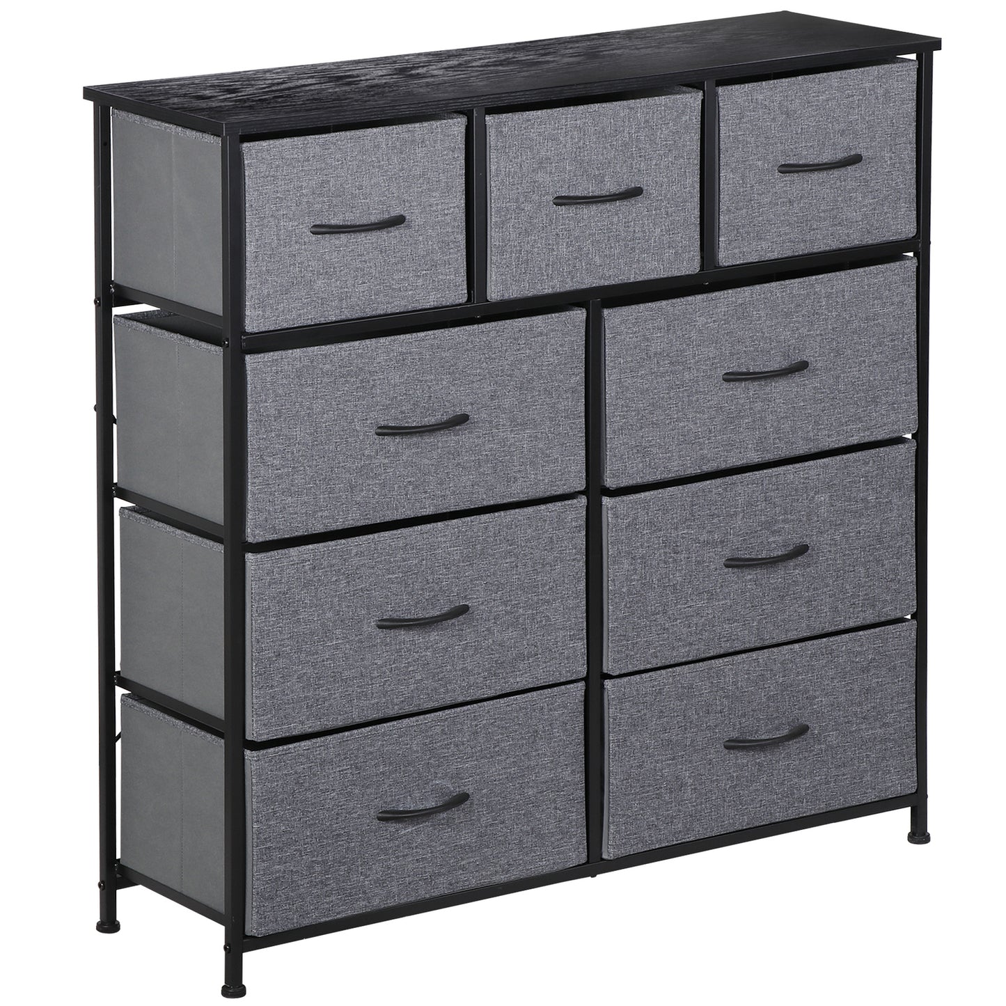Dressers for Bedroom Wide Fabric 6/8/9 Drawer Double Dresser Storage Chest Tower