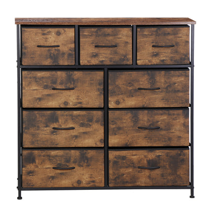 Dressers for Bedroom Wide Fabric 6/8/9 Drawer Double Dresser Storage Chest Tower