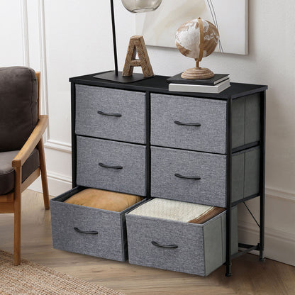 Dressers for Bedroom Wide Fabric 6/8/9 Drawer Double Dresser Storage Chest Tower