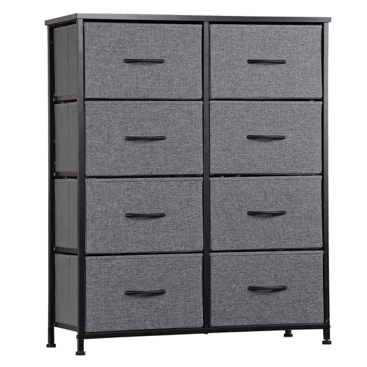 Dressers for Bedroom Wide Fabric 6/8/9 Drawer Double Dresser Storage Chest Tower
