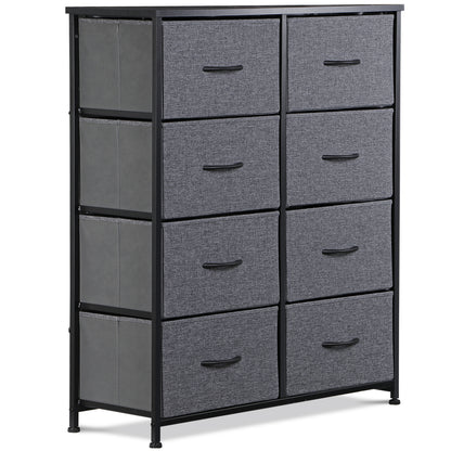 Dressers for Bedroom Wide Fabric 6/8/9 Drawer Double Dresser Storage Chest Tower