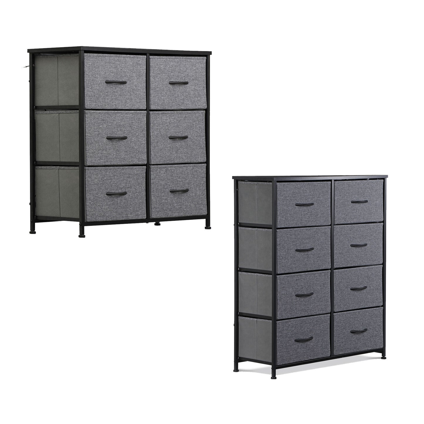Dressers for Bedroom Wide Fabric 6/8/9 Drawer Double Dresser Storage Chest Tower