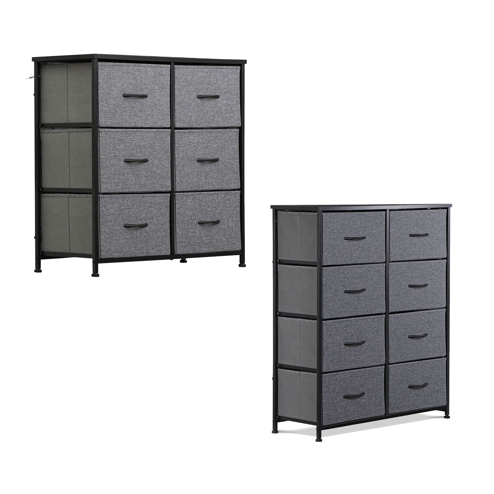 Dressers for Bedroom Wide Fabric 6/8/9 Drawer Double Dresser Storage Chest Tower