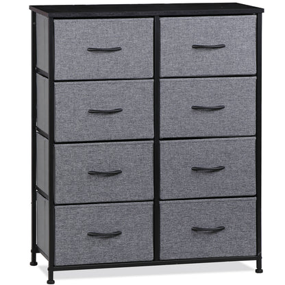 Dressers for Bedroom Wide Fabric 6/8/9 Drawer Double Dresser Storage Chest Tower