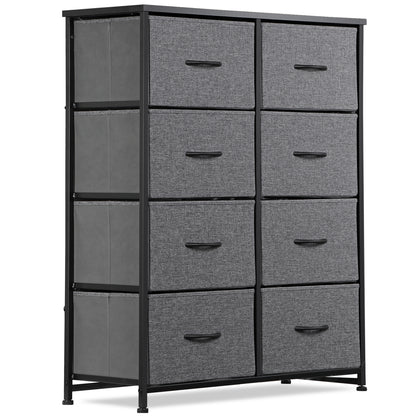 Dressers for Bedroom Wide Fabric 6/8/9 Drawer Double Dresser Storage Chest Tower