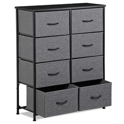 Dressers for Bedroom Wide Fabric 6/8/9 Drawer Double Dresser Storage Chest Tower