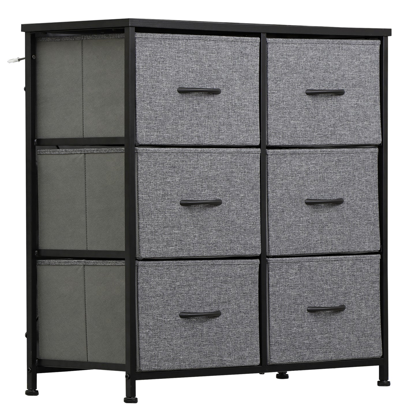 Dressers for Bedroom Wide Fabric 6/8/9 Drawer Double Dresser Storage Chest Tower