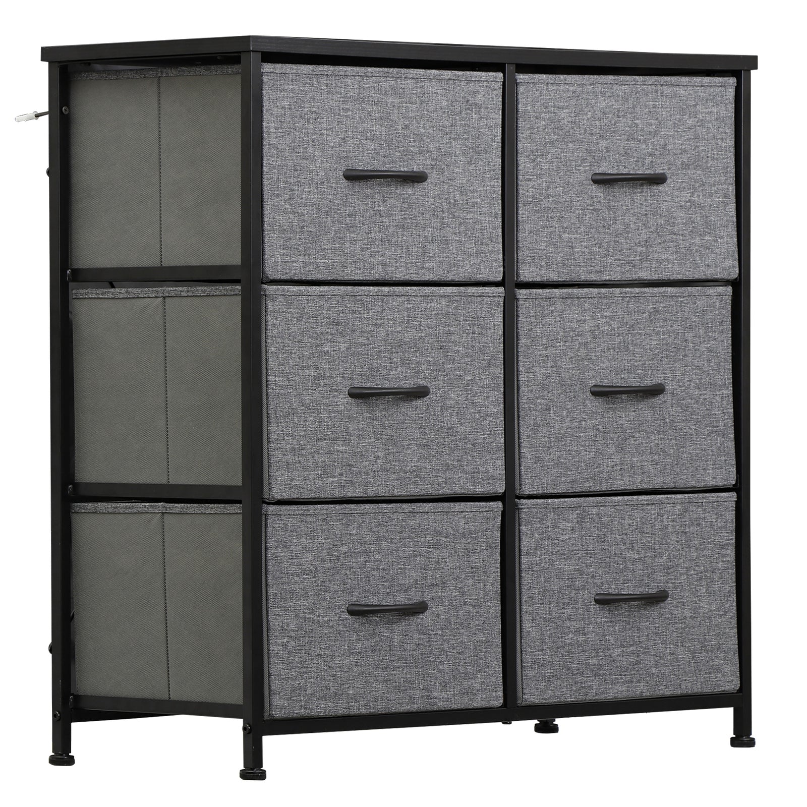 Dressers for Bedroom Wide Fabric 6/8/9 Drawer Double Dresser Storage Chest Tower