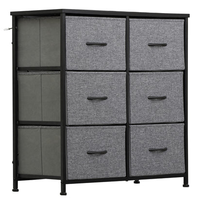 Dressers for Bedroom Wide Fabric 6/8/9 Drawer Double Dresser Storage Chest Tower