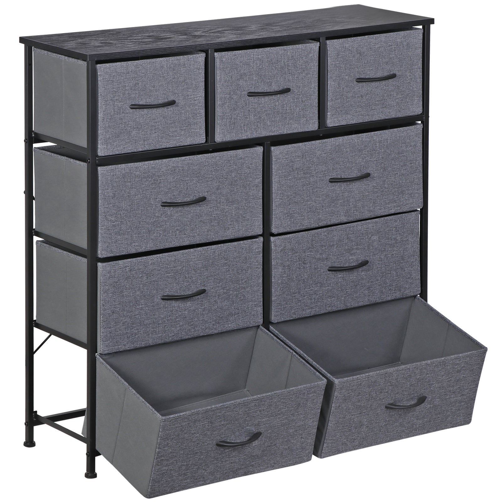 Dressers for Bedroom Wide Fabric 6/8/9 Drawer Double Dresser Storage Chest Tower