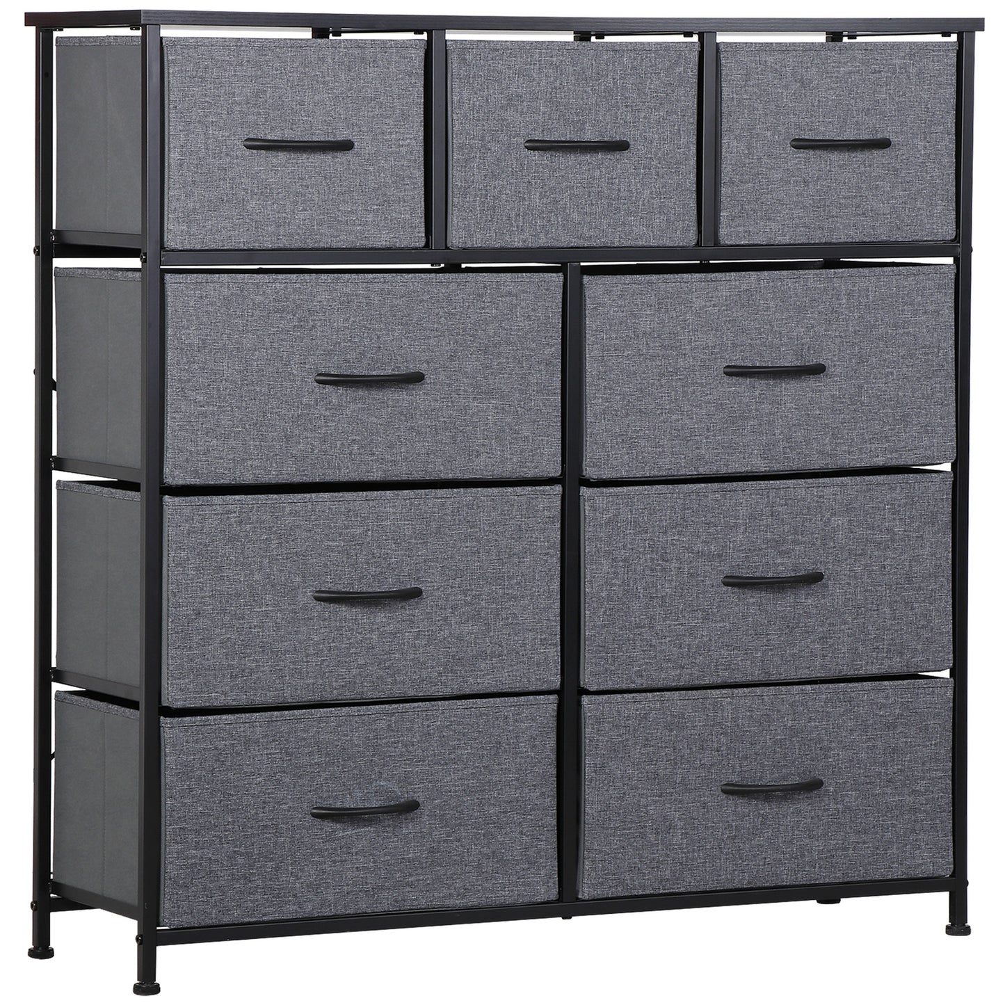 Dressers for Bedroom Wide Fabric 6/8/9 Drawer Double Dresser Storage Chest Tower