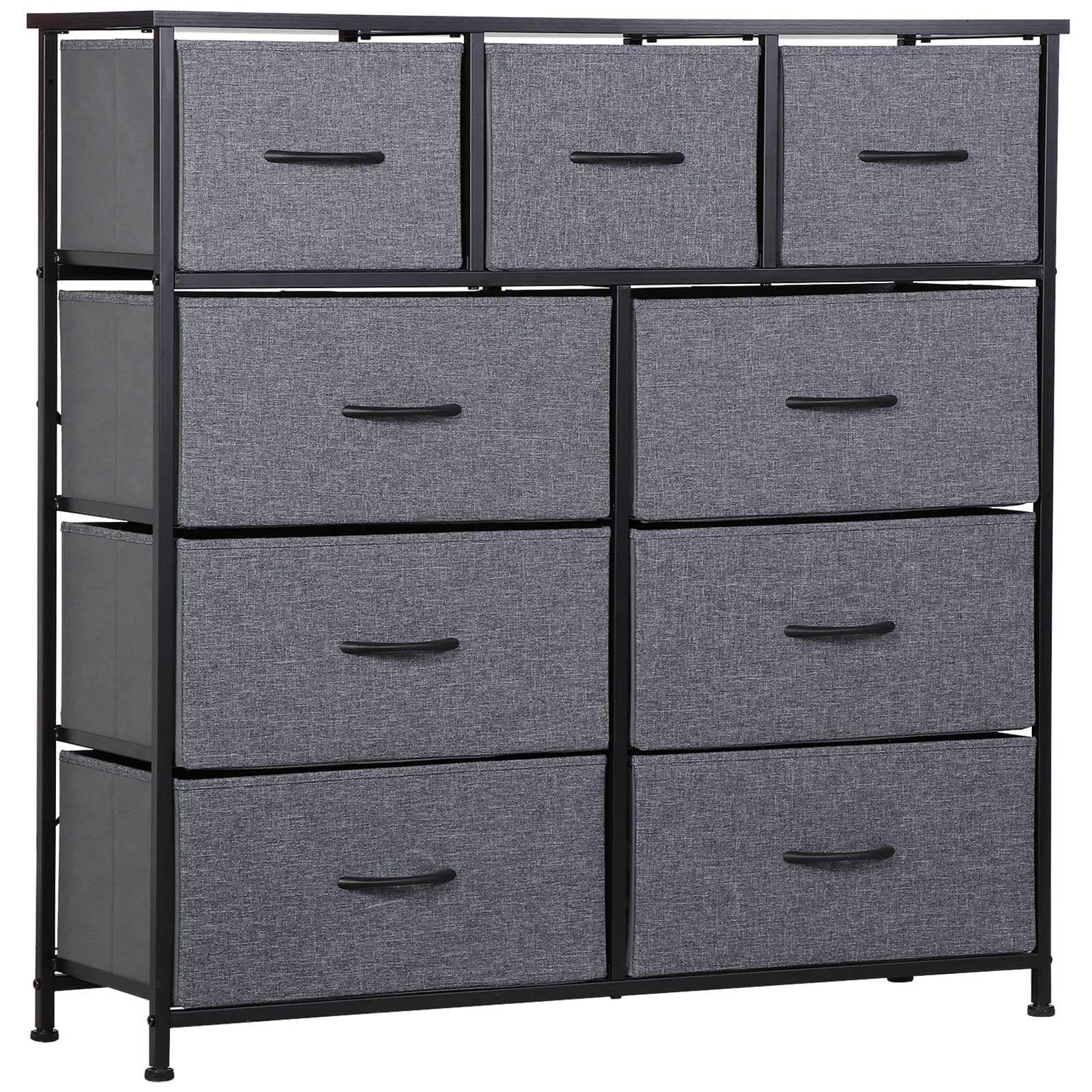 Dressers for Bedroom Wide Fabric 6/8/9 Drawer Double Dresser Storage Chest Tower